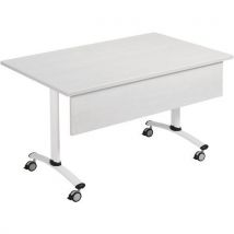 Klaptafel As Gelamineerd + Front 140x68 Cm Grijs/wit, - Manutan Expert