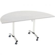 Klaptafel As Gelamineerd H. Maan 136x68 Cm Grijs/wit, - Manutan Expert