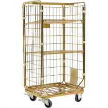 Rolcontainer Voor Wasgoed 870 X 660 Mm - 2 Legborden -500 Kg, - Kruizinga