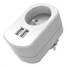 Wandlader + 2 USB 2.1A poorten - Mobility Lab - Mobility Lab