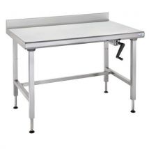 Werktafel Ergonomisch Hoogte Verstelbaar Met Wand 70x120, - Tournus Equipement