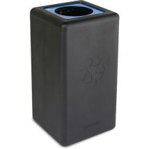 Afvalbak Circulaire Brickbin Paper 65 L Zwart/blauw, - Vepabins