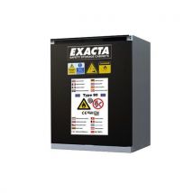 Lage zwarte veiligheidskasten voor lithiumionbatterijen - Exacta - Exacta