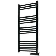 Eurom - Badkamerkachel Sani-Towel 750 Zwart - 750W - IP24 - Verstelbaar