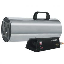 Eurom - Heteluchtkanon op gas HKG30 DE - 30 kW - Zilver/zwart - Automatische ontsteking - Voor ruimtes tot 1000 m²