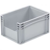 Euronorm-bak met opening aan de voorkant - Lengte 400 mm - 21 l - Bekuplast