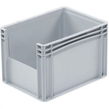 Euronorm-bak Met Opening Aan De Voorkant - 26 L, - Bekuplast