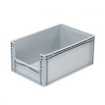 Euronorm-bak met opening aan de voorkant - Lengte 600 mm - 44 tot 64 l - Bekuplast