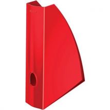 Tijdschriftencassette Wow Rood, - Leitz
