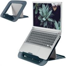 Laptopstandaard Ergo Cosy Verstelbaar Fluweel Grijs, - Leitz