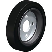 Zwaarlast-flenswiel met elastisch massief rubber band gietijzeren velg - Blickle