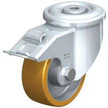Zwenkwiel zware uitvoering met boutgat Extrathane met aluminiumvelg - Blickle