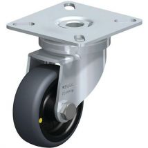 Blickle - Zwenkwiel met bevestigingsplaat - 50mm diameter - Polypropyleen velg - 30kg belastbaar