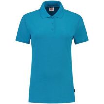 Poloshirt Fitted Dames 201006 Turquoise S, - Tricorp Casual