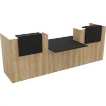 Receptiebalie Filia PMR, gecentreerd 3 m - Buronomic