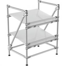 Individuele stelling met opstaande rand als valbeveiliging - schuin legbord - Trilogiq - Trilogiq