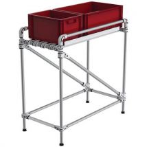 Compacte aluminium rollenbaan 150 kg - Trilogiq - Trilogiq