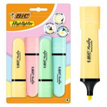 Markeerstift plat BIC Marking Pastel, schuine punt - BIC - BIC