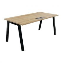 Bureau recht, Partage diepte 80 cm met Top access - Buronomic