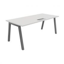 Bureau recht, Partage diepte 80 cm met Top access - Buronomic