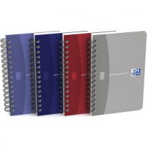 Schrijfblok office spiraal 90x140 100p 90g geruit 5/5 Pak 10 - Oxford - Oxford