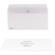 Kraft envelop zelfklevend wit zonder venster 110 x 220 - Oxford - Oxford