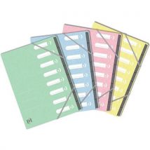 Sorteermap Rug Geniet Oxford Topfile+ A4 8 Tabs - Assorti, - Oxford