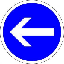 Signaalbord B21.2 Pijl naar links - Kelias - Kelias