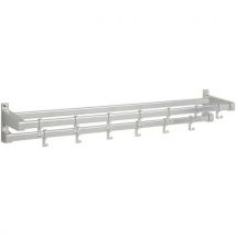 Wandrek Gardelux 1 Type 6 17 Haken Aluminium, - Gardelux By Hermeta