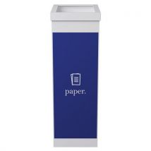 Paperflow - Afvalbak voor afvalscheiding - Deksel wit - 60 l - Paperflow
