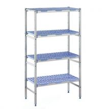 Stellingkast met 4 niveaus diepte 400 mm Tournus Apparatuur - Tournus Equipement