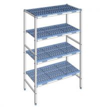 Stellingkast 4 niveaus diepte 50 cm - Tournus Equipement - Tournus Equipement