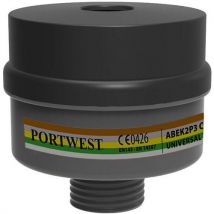 Filter Universeel Abek2p3 Schroefdraad Zwart_p976bkr, - Portwest