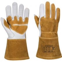 Portwest - Lashandschoen Ultra Bruin A540 - Maat 10 - Leer, Polar voering, Thermische bescherming