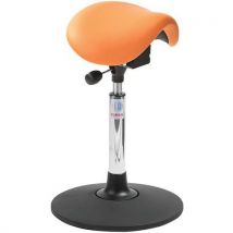 Kruk Sway Zadelzit Minizadel Easyseat Imitatieleer Oranje, - Global Professional Seating