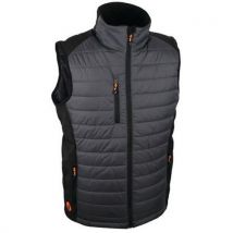 Softshell Jas Mouwloos Grijs Antraciet/zwart/oranje Maat M, - Singer Safety