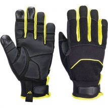 Handschoen Naaldbestendig - Zwart/geel - Xl, - Portwest