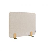 El. Akoest. Tussenschot Bureau 60x80cm Beige Zijdegl. Houder, - Legamaster