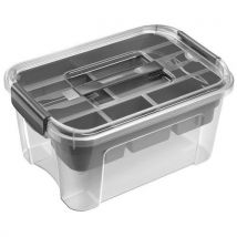 CEP - Opbergbak Combi-box 13L - Transparant - Stapelbaar - Voedselveilig - Polypropyleen