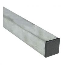 Paal vierkant voor signaleringsbord 40x40 mm gegalvaniseerd staal - Handinorme