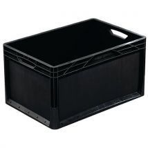 Dichte Euronorm-bak met open handgrepen - l 400 tot 600 mm - 20 tot 66 liter - Bekuplast