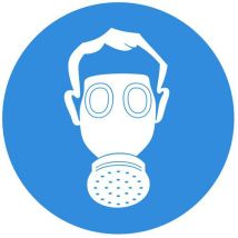 Bord - Ademhalingsbescherming Verplicht - Systemtext, - Systemtext