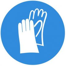 Bord - Veiligheidshandschoenen Verplicht - Systemtext, - Systemtext