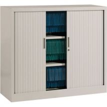 Roldeurkast H 105 x D.43 cm - met 2 legborden + railsysteem Ariv - Eol - EOL