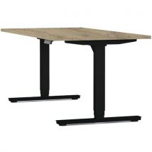 Bureau elektrisch met melamine blad 120 cm Axel 2 - EoL - EOL
