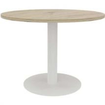 Vergadertafel Eloise rond 100 cm dikte 25 mm centrale ronde poot - Eol - EOL