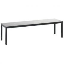 Bank Basic Plus Zilver L 1000 Mm, - CP