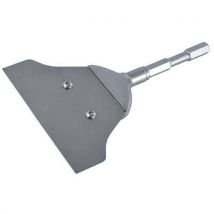 Beitel plat 203mm lang met 1 schraapblad Rodac - Rodac