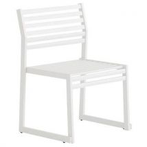 Bank Met Rugleuning Van Gegalv. Staal Wit - L: 60 Cm, - Urbantime