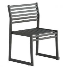Bank Met Rugleuning Van Gegalv. Staal Grijs - L: 60 Cm, - Urbantime
